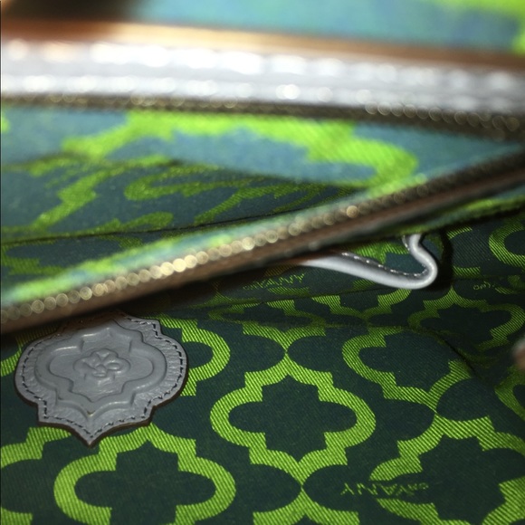 OrYANY pebble leather handbag. Light blue - Picture 5 of 6